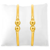 22K Gold Pipe Bangles